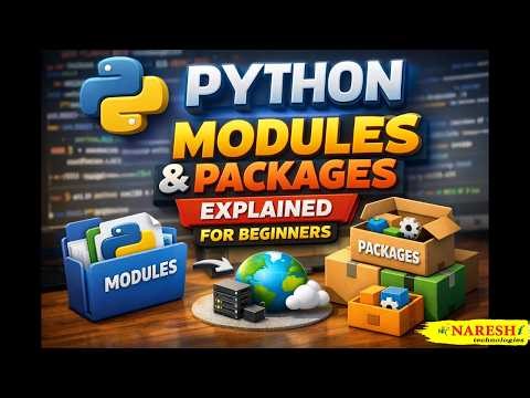 Python Modules & Packages Explained for Beginners | Python for Beginners AI Jobs 2026 | Vizag AI.
