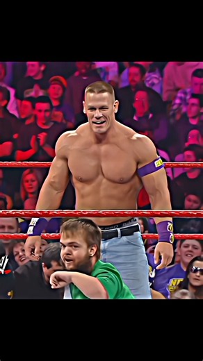 Everyone Disrespect Hornswoggle but John cena Respect:🥹🤯| #wwe #johncena #shorts