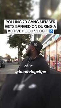 ROLLING 70S GANG MEMBER GETS BANGED ON WHILE FILMING A HOOD VLOG ♿️💥