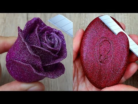 Relaxing Soap Cutting and Carving ASMR. Satisfying videos. LIVE-1673