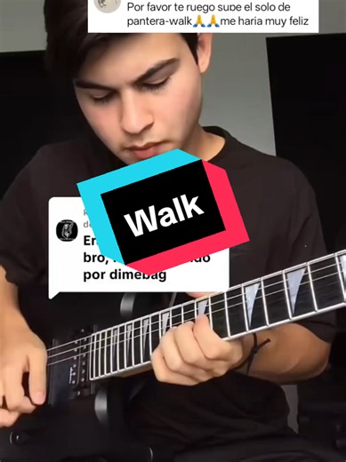 Walk 💀🎸 #guitarcovers #guitarsongs #pantera #dimebagdarrell #heavymetal