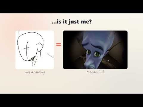 Day 2 of Learning to Draw… I Accidentally Drew Megamind