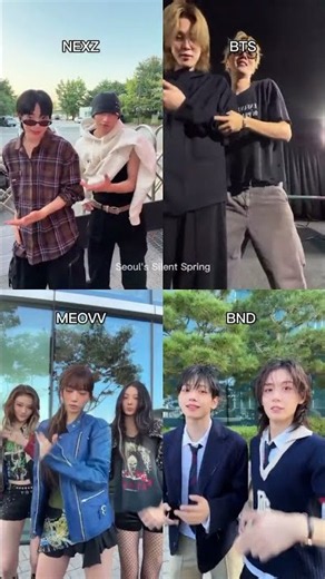 Who's the owner of this trend? 👀 #bts #meovv #bnd #nexz #army #fyp #explore #shorts