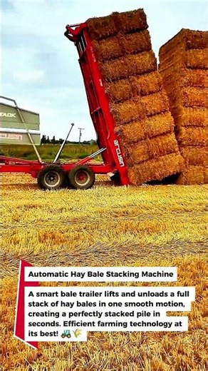 Automatic Hay Bale Stacking Machine