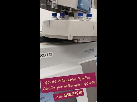 GC-MS Autosampler Injection Procedure/ Procédure d’injection par autosampler GC-MS /自动进样器进样流程