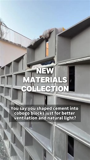 You say you copied woven hemp texture into soft stone, all for fire resistance, moisture protection and premium aesthetics? You say you shaped cement into cobogo blocks just for better ventilation and natural light? You say you made faux wooden beams, purely for easy installation and termite proofing? You say you recreated stone looks as porcelain tiles, to save money and simplify upkeep? You say you can turn a shipping container into a stone-clad house in just 10 minutes? #buildingmaterial #com