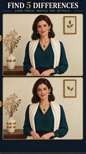 Curious O' Clock: Can Your Eyes Decode the Hidden Portrait Changes? 🧠💎 #shorts #findthedifference