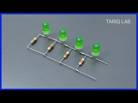 How to make a 12v battery level indicator using LED