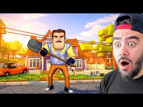 WILSON MINECRAFT DÜNYASINA GELDI - HELLO NEIGHBOR MODS