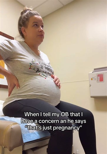 The answer is always “that’s just pregnancy” 🙄 #pregnantlife #pregnanttok #thirdtrimester #firsttimemom #pregnantaf