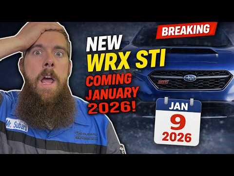 Subaru Just Did What Nobody Expected… Subaru Japan CONFIRMS a WRX STI Reveal (01/09/26)