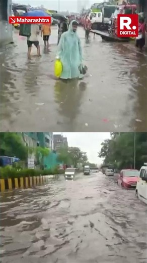 NAVI MUMBAI SUBMERGED! Severe Waterlogging Paralyses City After Heavy Rainfall!