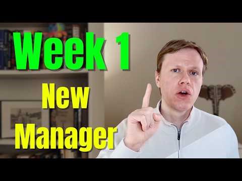 New Manager's First Week Strategy That Actually Works