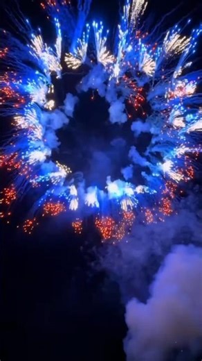 Amazing Giant Fireworks Show! 🎆 Colorful Night Sky Magic!