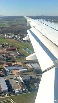 Lufthansa Airbus A320 landing in Frankfurt FRA, from Paris CDG #airbus #lufthansa #a320 #aviation