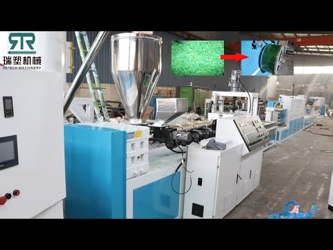 RSJ100 automatic PET strap tape production line with 200kg/hr capacity