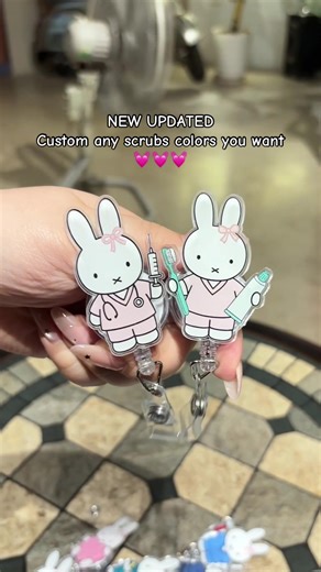 Custom Miffy Scrubs & Accessories