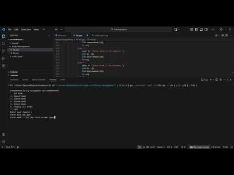 C++ Library Management System | Linked List Based Major Project