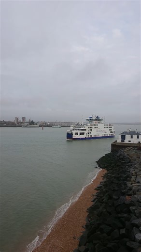 Wightlink's St Clare ferry is back at sea after terminal crash | The News, Portsmouth