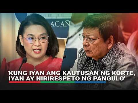 Palace on Marcoleta's arrest, Marcos' reaction, possible impact on VP Sara trial | ABS-CBN News