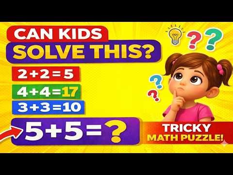 Can You Solve These Easy Math Puzzles? | Fun Brain Challenge for Kids