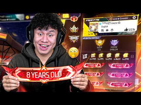 I Finally got 8 Years Old Badge in Free Fire 😱 Tonde Gamer