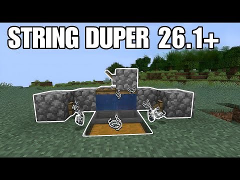 How To Make String Duper in Minecraft 26.1 | 26.1.2