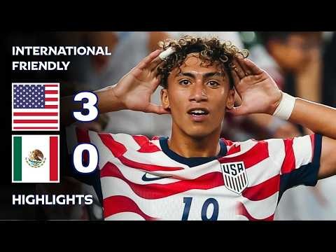 USA - Mexico | 3-0 | Highlights | International Friendly 2026-27 | usa mexico
