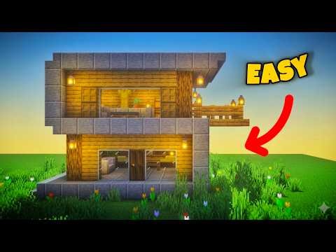 minecraft tutorial on how to build a house