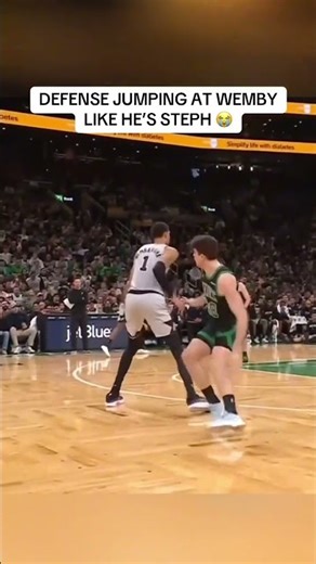 Reminder: Wemby is 7' 4" 😂