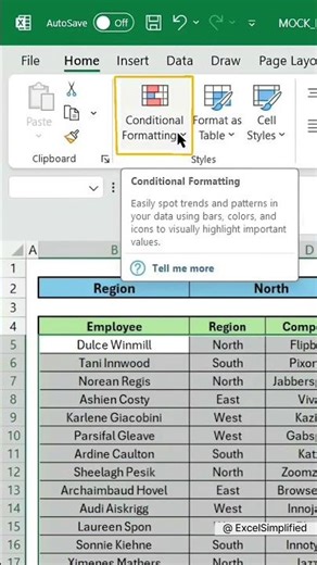 How to Use Conditional Formatting in Excel | Highlight Data Instantly #excel #exceltips