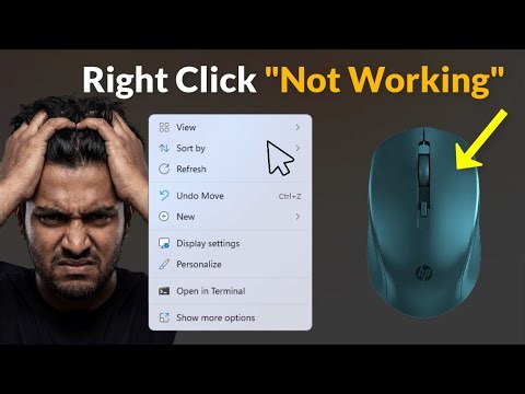 Right Click Not Working - Right Click Keeps Loading Issue - Windows 11 /10 / 8 / 7 - 2026 - Fix