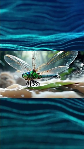 Dragonfly in Nature 🦋 Stunning Cinematic Macro Wildlife #aistory #3danimation #aifilm