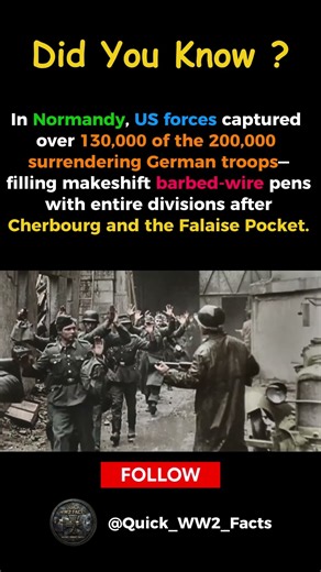 From "Fortress Europe" to US Barbed Wire: The Normandy POW Nightmare #wwiihistory #historyfacts