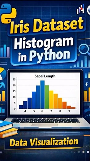 Create a Histogram Using Iris Dataset in Python | Pandas & Matplotlib Tutorial 📈 #coding #python