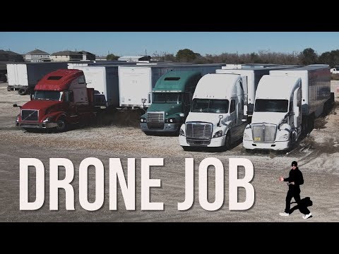 Real Drone Jobs | Flying a Texas Truck Yard