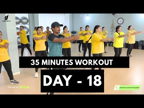 35 Minutes Workout Video | Zumba Fitness With Unique Beats | Vivek Sir