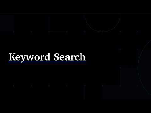 Find ANY Topic FAST with Keyword Search!