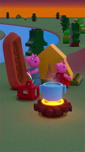 Windy Camping! ⛺ Peppa Pig Tales 🐷 | LEGO Little Ones #PeppaPig #DUPLO
