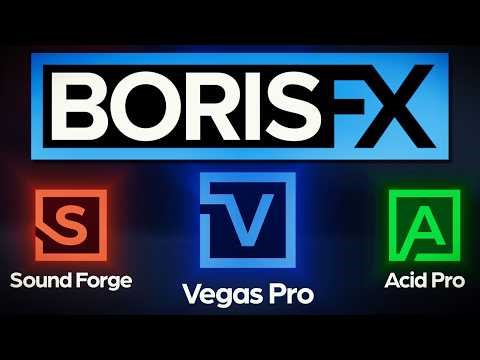 Boris FX acquire Vegas Pro, ACID and Sound Forge