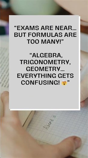 Math Formula Book Every Student Need | Quick Revision for Exams #maths #education #viral #shortfeed