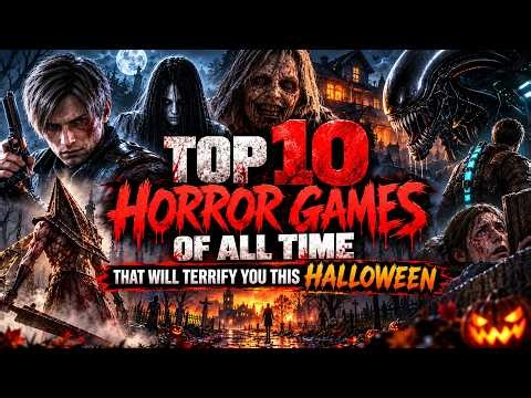 TOP 10 HORROR GAMES OF ALL TIME That Will TERRIFY You This Halloween #halloween