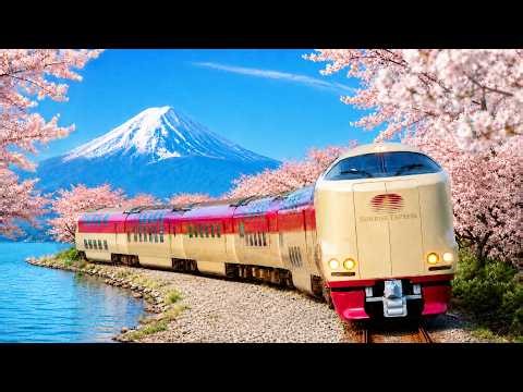 2 Day Scenic Mount Fuji SLEEPER Train Trip! | 🇯🇵 Japan Cherry Blossoms