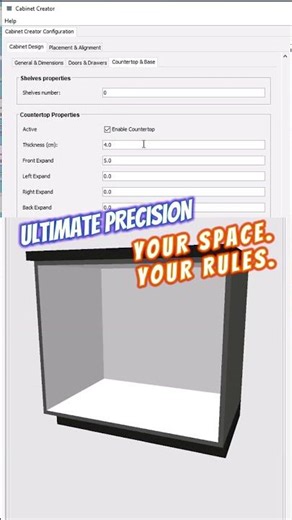 Design a Custom Kitchen in 5 Minutes | Sweet Home 3D Cabinet Maker Plugin #cabinetmaker