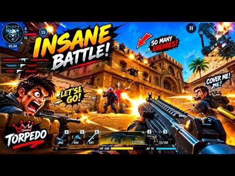 INSANE Enemy Attack! 😱 I Almost Died in This Crazy Battle | Torpedo us | crazy games