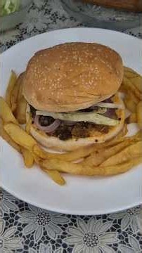 Most Satisfying Chicken Burger & Vegetable Burger 🍔 Easy Burger Recipe #shorts #recipe #viral #trend