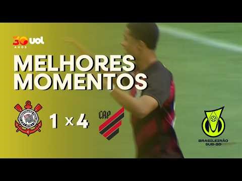 MELHORES MOMENTOS | CORINTHIANS 1 X 4 ATHLETICO PARANAENSE | 9ª RODADA BRASILEIRÃO SUB-20 2026