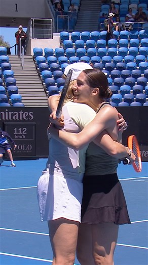 Shot so good, you got to 🤗 your opponent! #RuleBenders | Australian Open