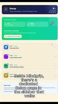 Setting up anki and Mindgrip is easy!