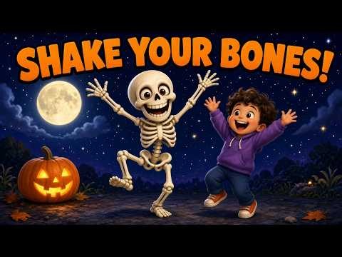 The Skeleton Dance! 💀 | Halloween Dance Song for Kids | Body Parts & Bones | Raising Brainiacs